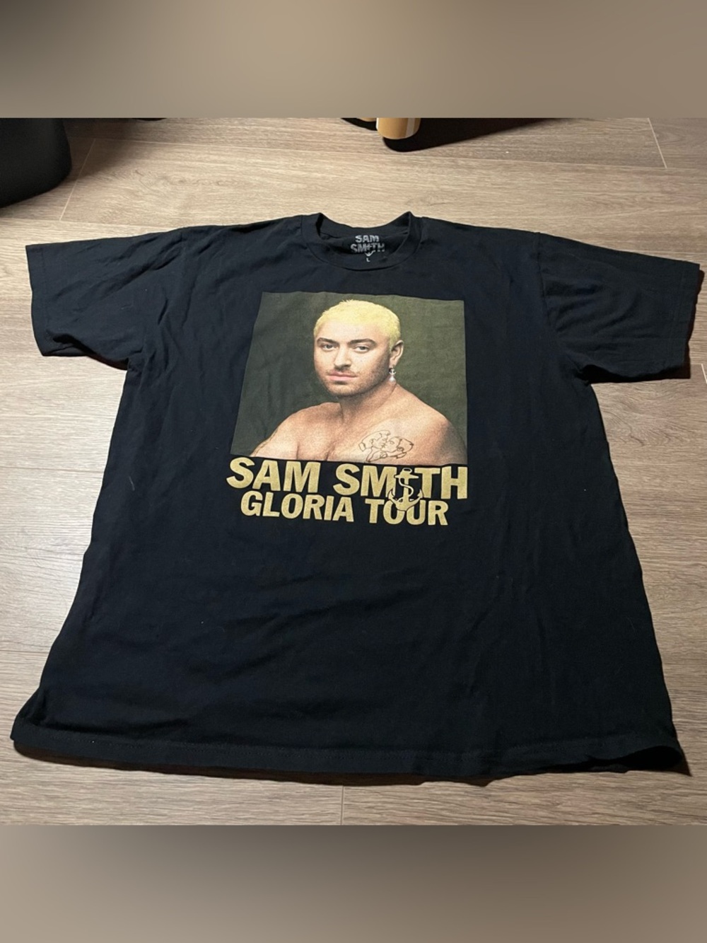 Sam Smith Gloria Tour Black Graphic T-Shirt Size Large Unisex Merch Concert